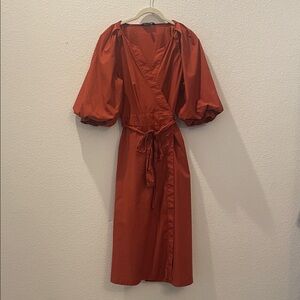 Banana Republic Rust Midi Dress